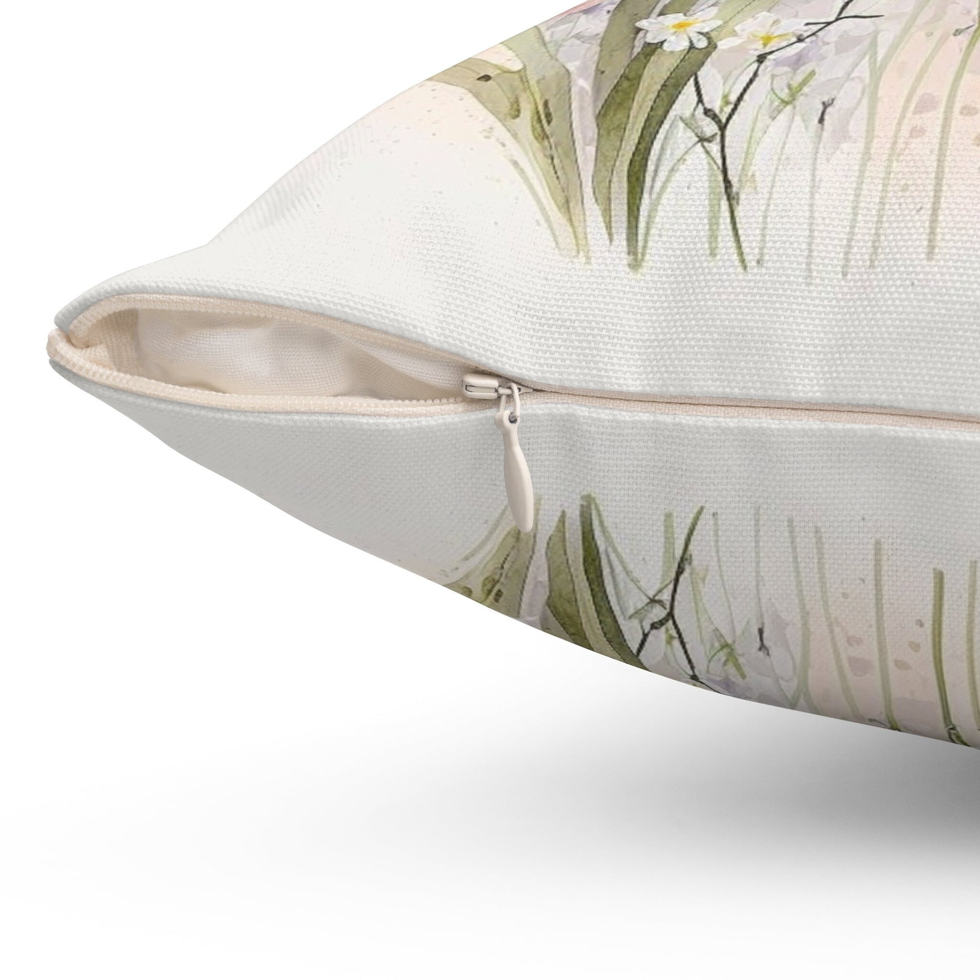 Boho Flower Pillow, Pretty Spring Home Decor, Bestfriend Gift Idea, Stylish Cute Cushion