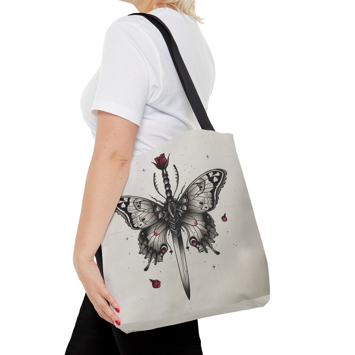 Butterfly Sword Tote Bag - Cool, Cute, Thoughtful, and Practical Gift Idea