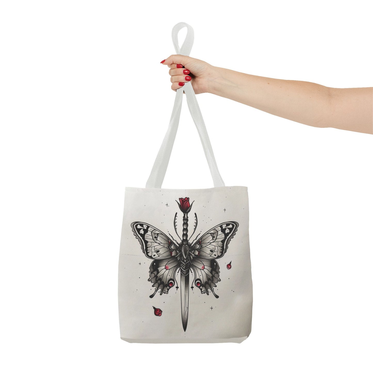 Butterfly Sword Tote Bag - Cool, Cute, Thoughtful, and Practical Gift Idea