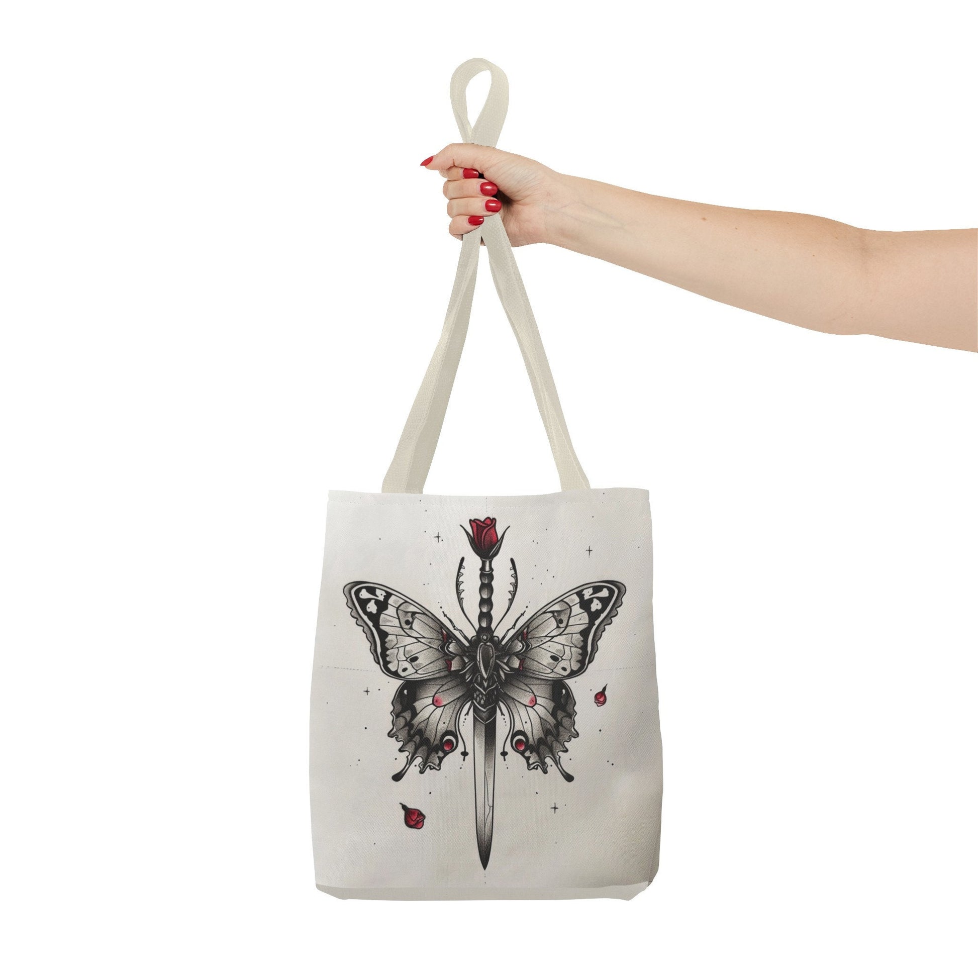 Butterfly Sword Tote Bag - Cool, Cute, Thoughtful, and Practical Gift Idea