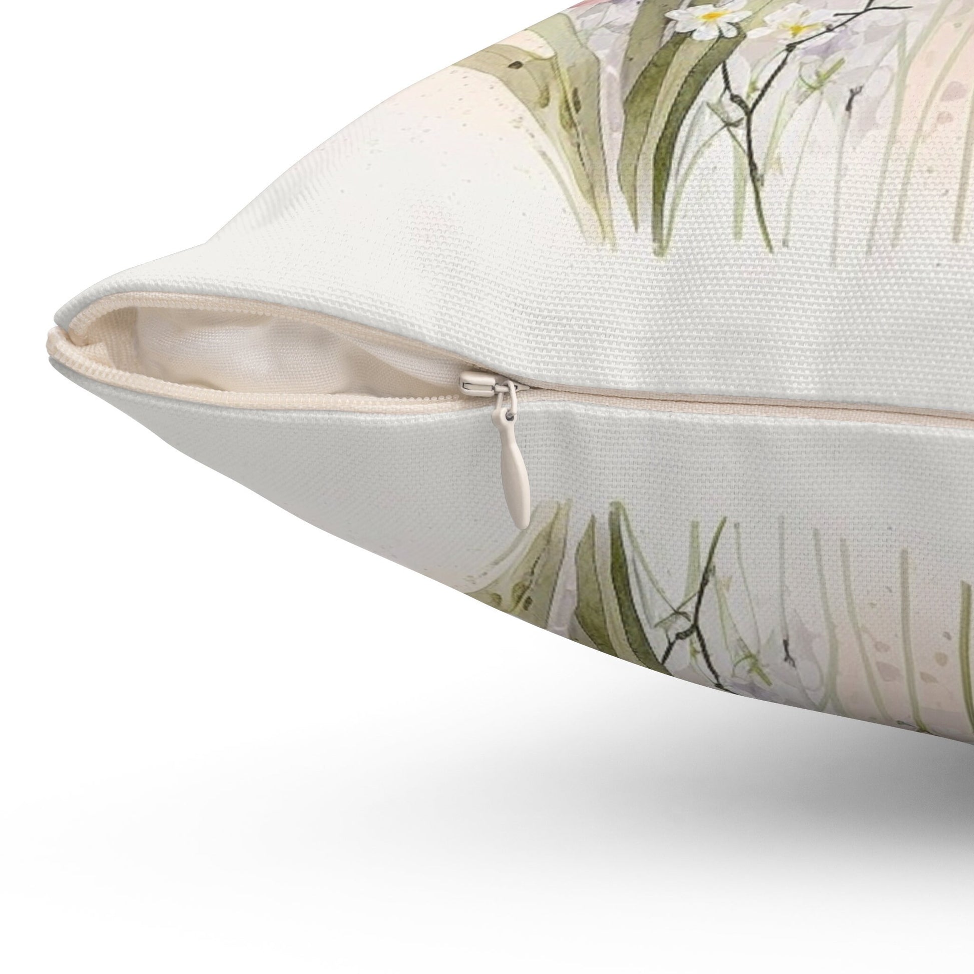 Boho Flower Pillow, Pretty Spring Home Decor, Bestfriend Gift Idea, Stylish Cute Cushion