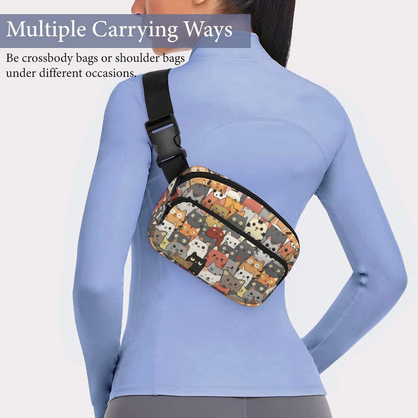 Unique Cat Bum Bag Kitty Fanny Pack for Thoughtful Gifts and Daily Use