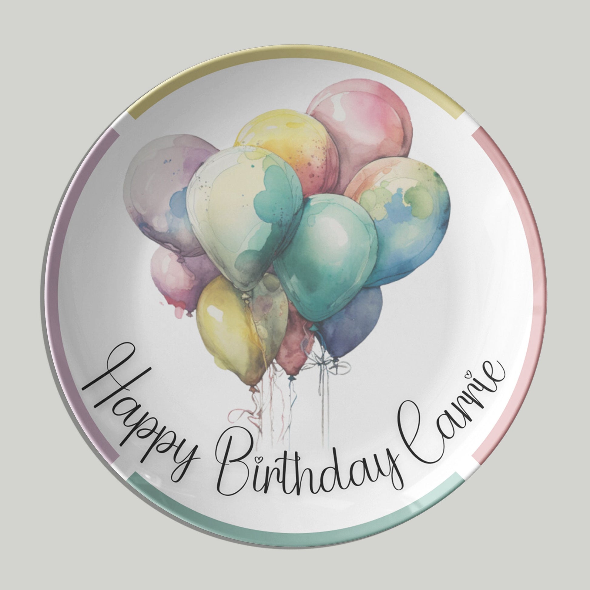 Charming Birthday Plates, Thoughtful Gift for Celebrations, Microwave Safe Tableware
