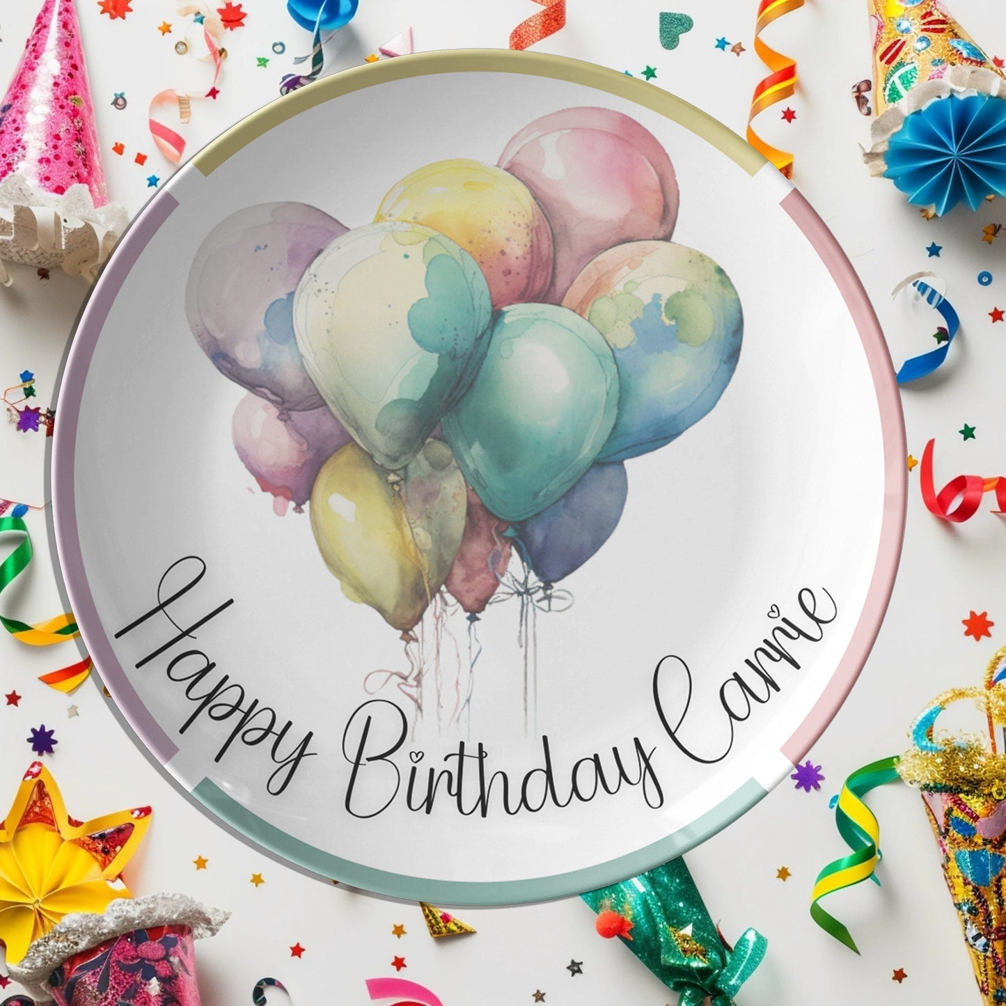 Personalized Microwave-Safe Birthday Plates: Durable Celebration Tableware for Memorable Gifts