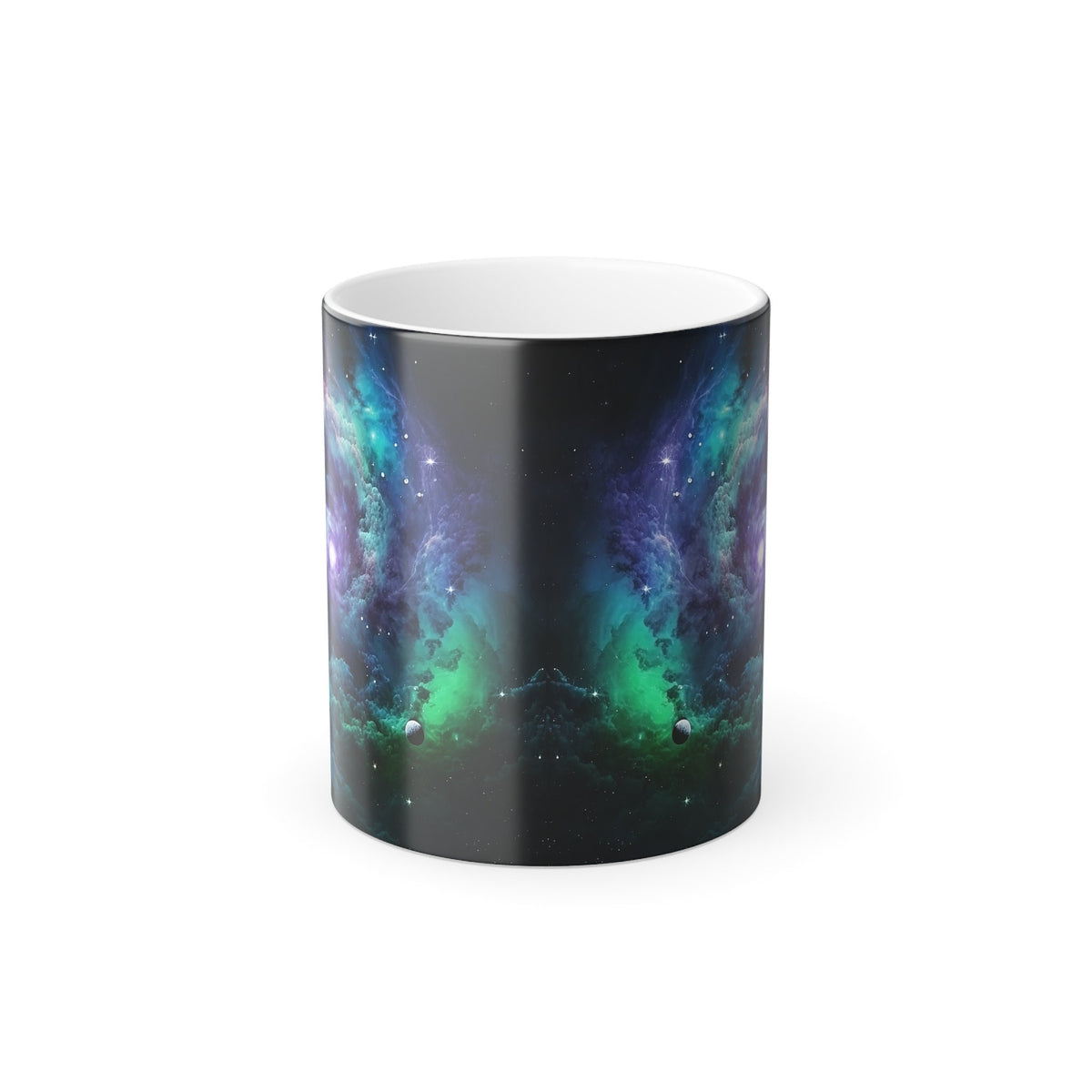 Color-Changing Galaxy Mug, 11oz Ceramic with Heat-Reactive Design