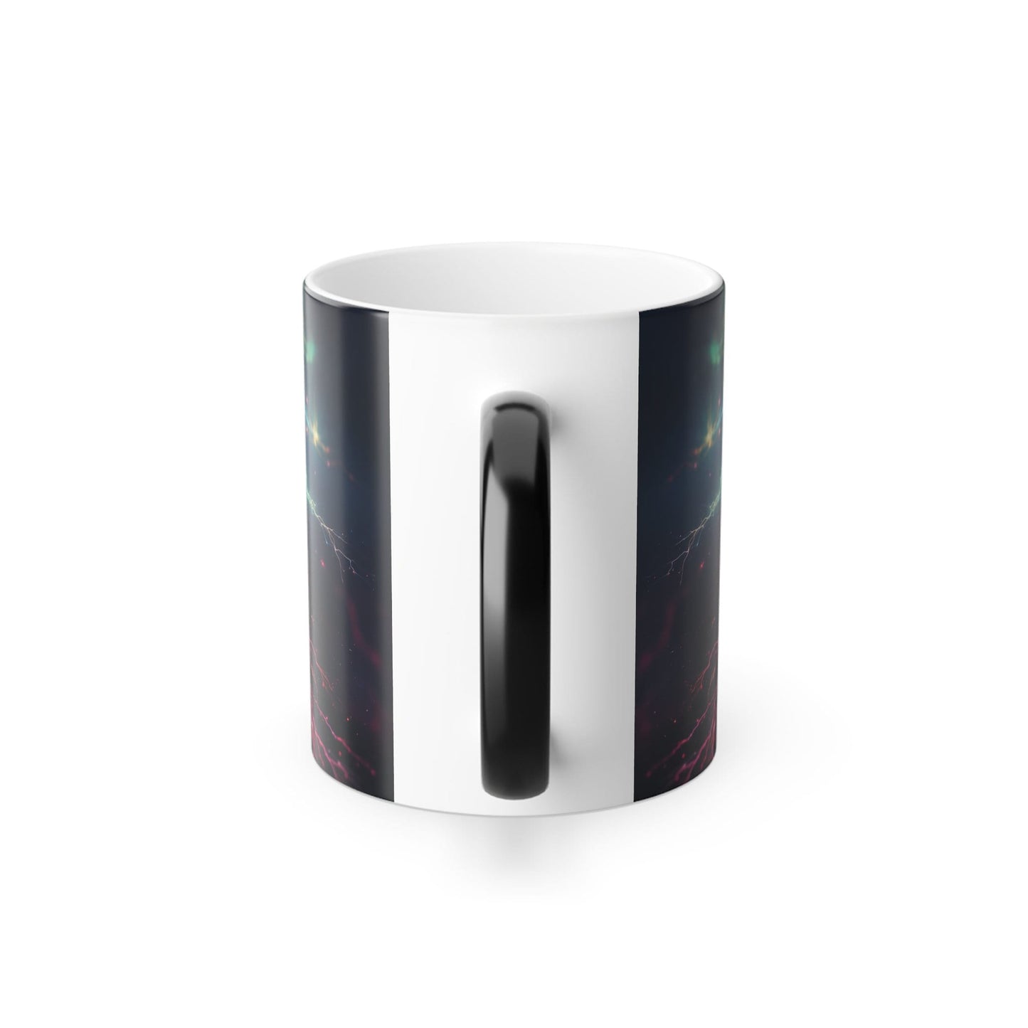 Mesmerizing Heat-Reactive Lightning Mug: Color-Changing Ceramic Coffee Cup for Unique Gifting (11oz)