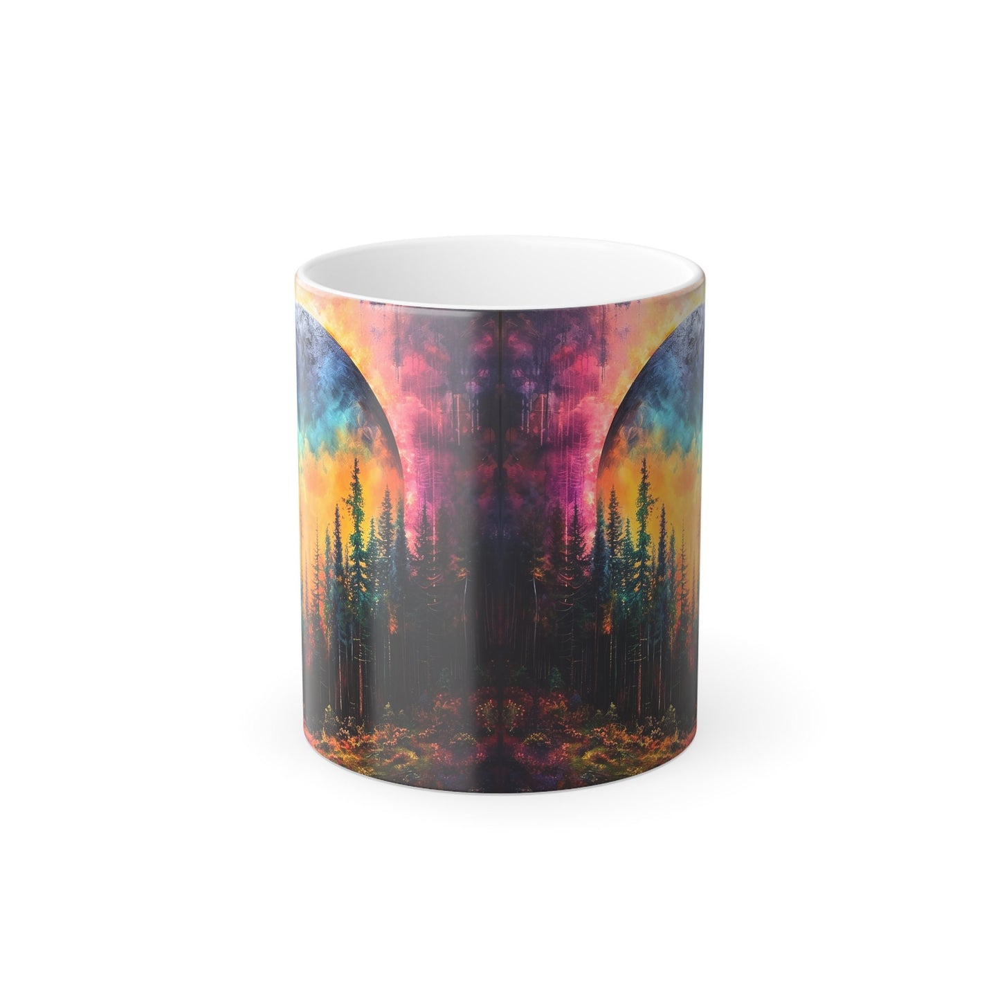 Celestial Color-Changing Moon Mug: Magical Ceramic Cup for Enchanting Coffee Experiences