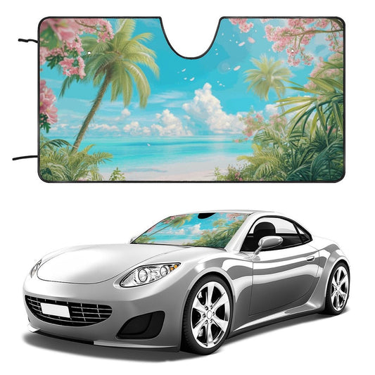 Beach Car Shade, Sun Windshield Shade, Auto Sun Shade, Sun Shade for Car, Vehicle Sun Shade, Useful Gift Idea