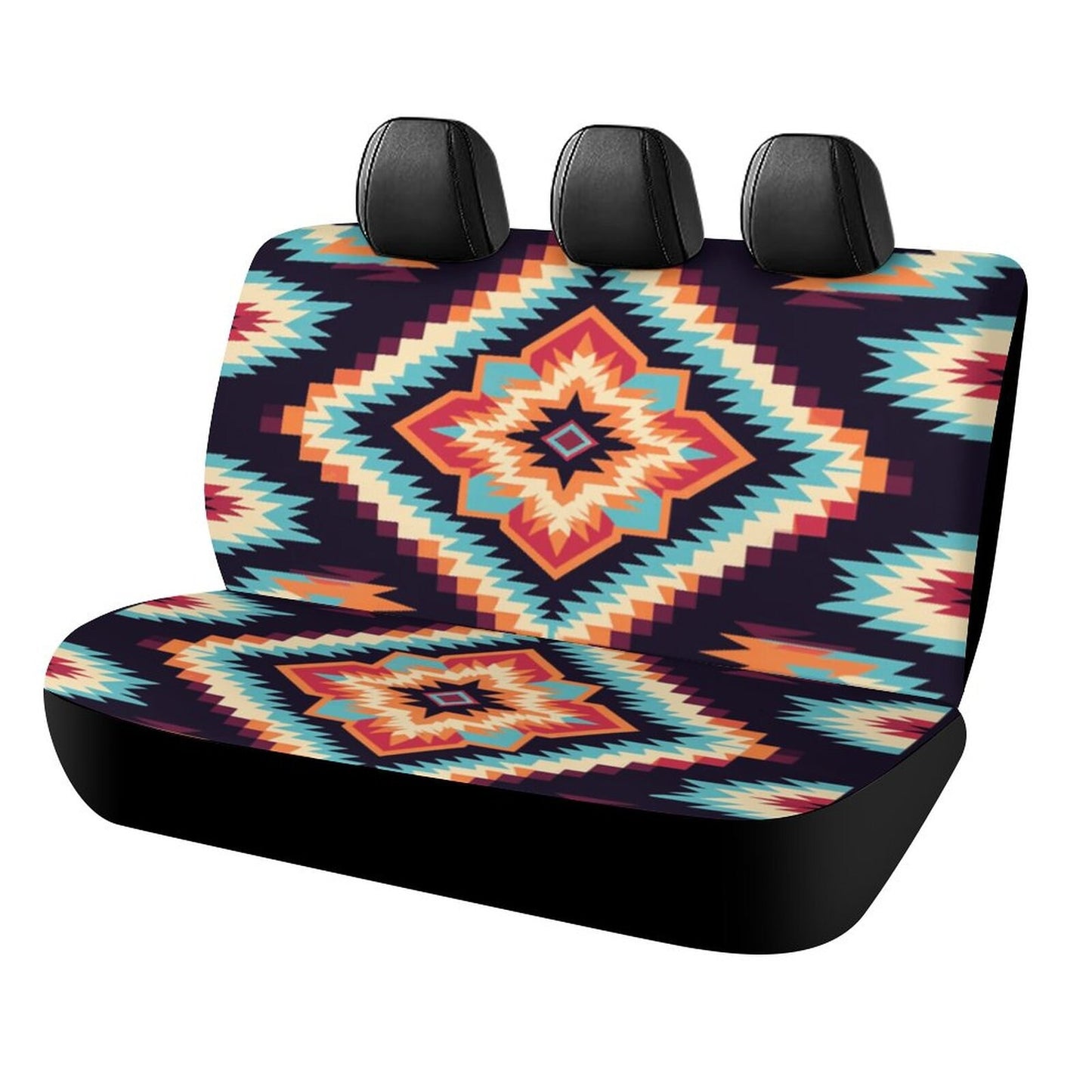 Southwestern Native Car Seat Cover: Western-Inspired Automobile Accessory for Back Protection