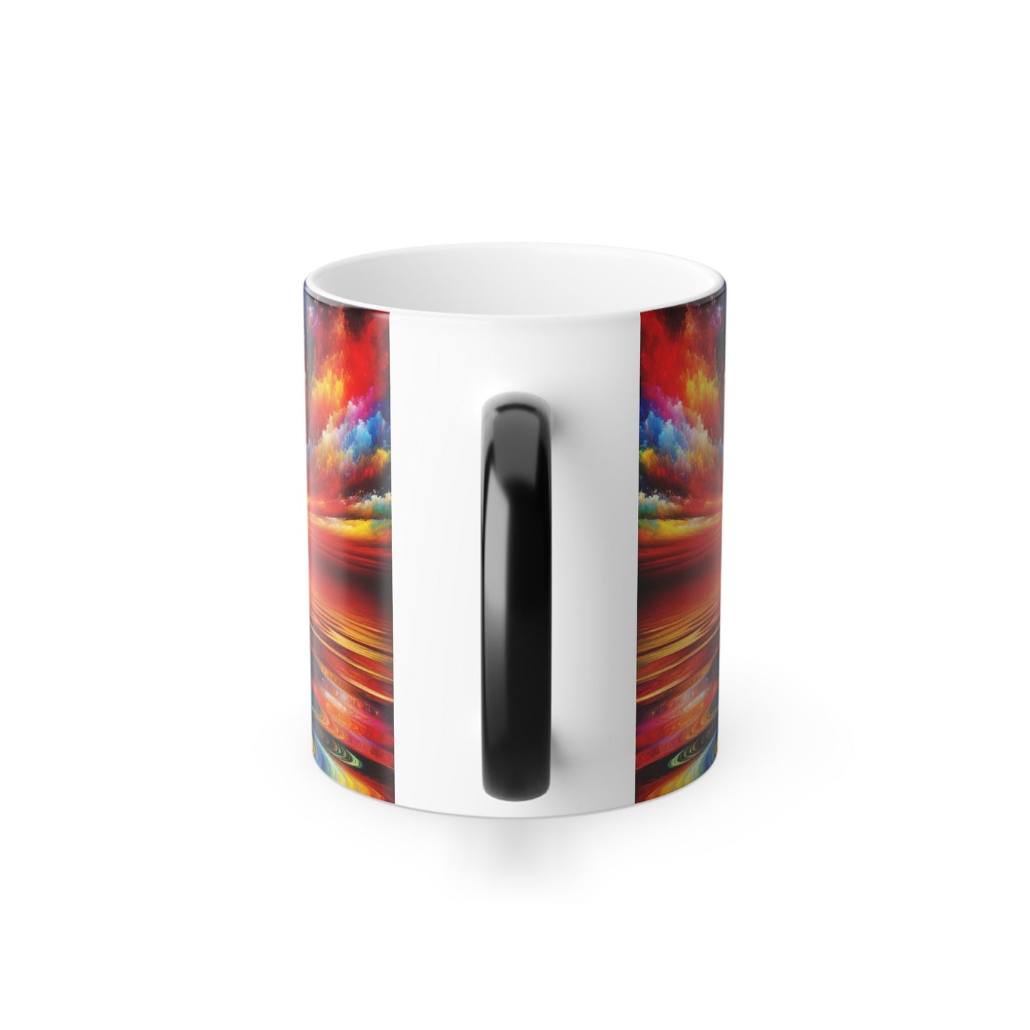 Color-Changing Sunset Coffee Mug: Heat Reactive Ceramic Mug