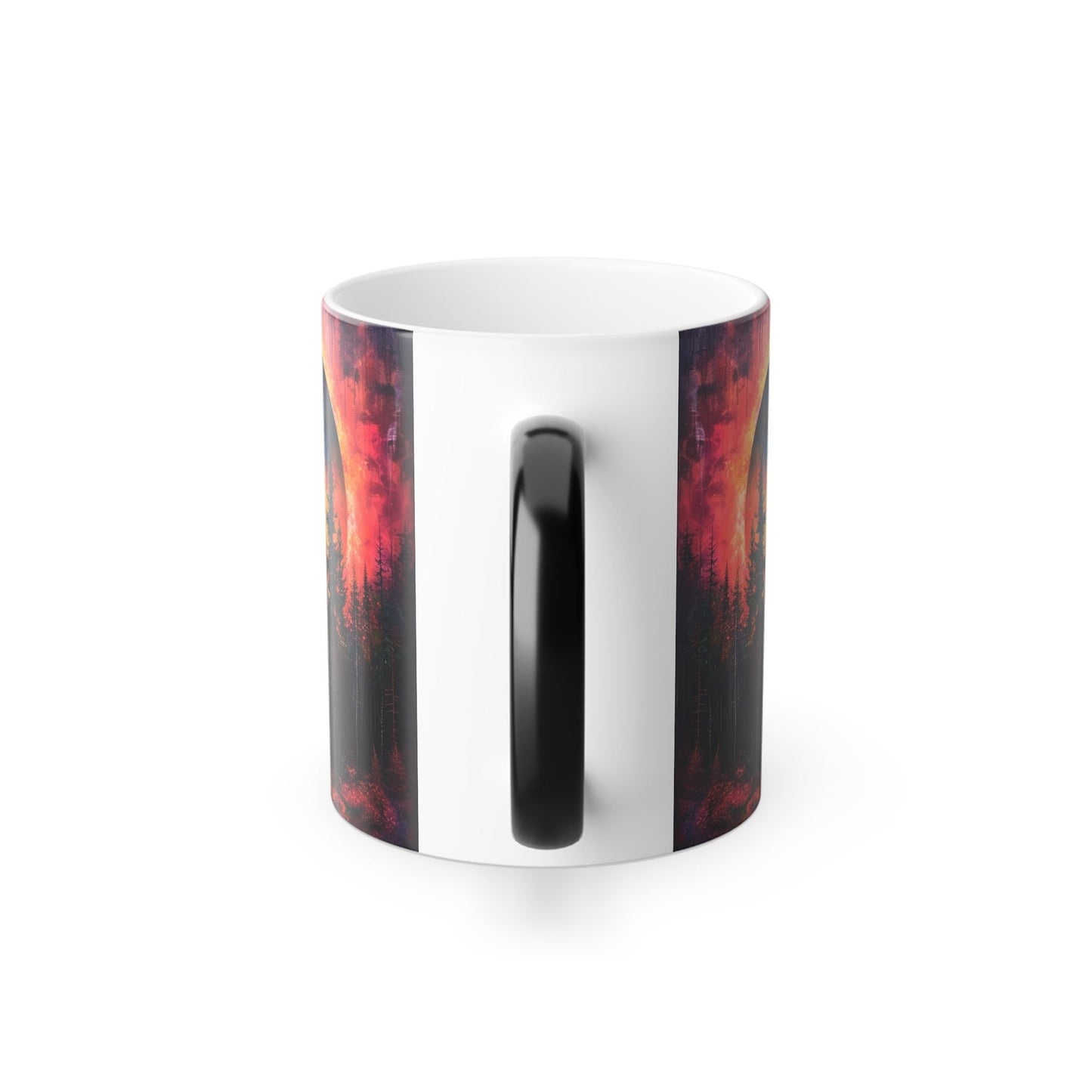 Celestial Color-Changing Moon Mug: Magical Ceramic Cup for Enchanting Coffee Experiences