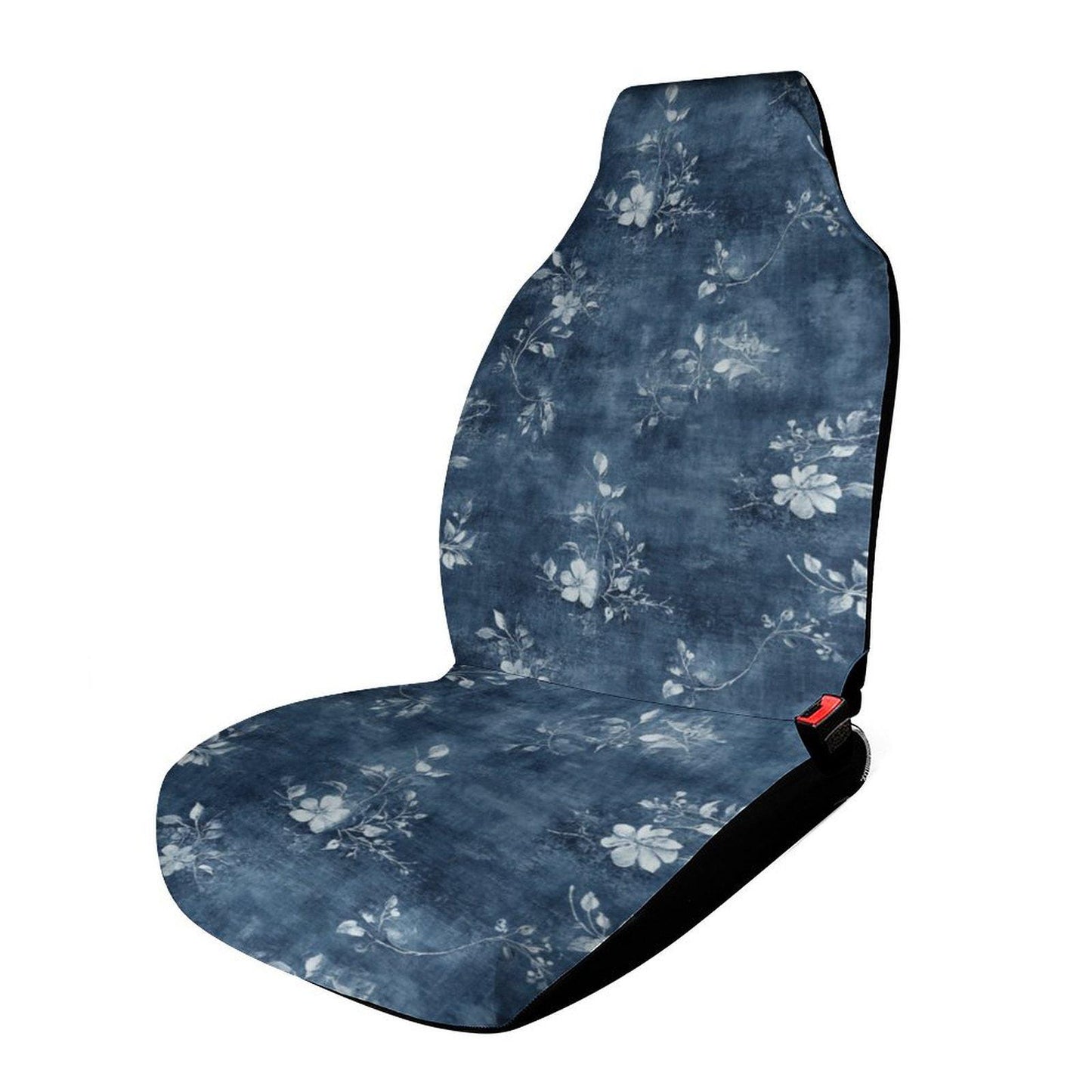 Floral Denim Car Seat Covers: Stylish Protection for Vehicle Interior, Easy Install & Washable