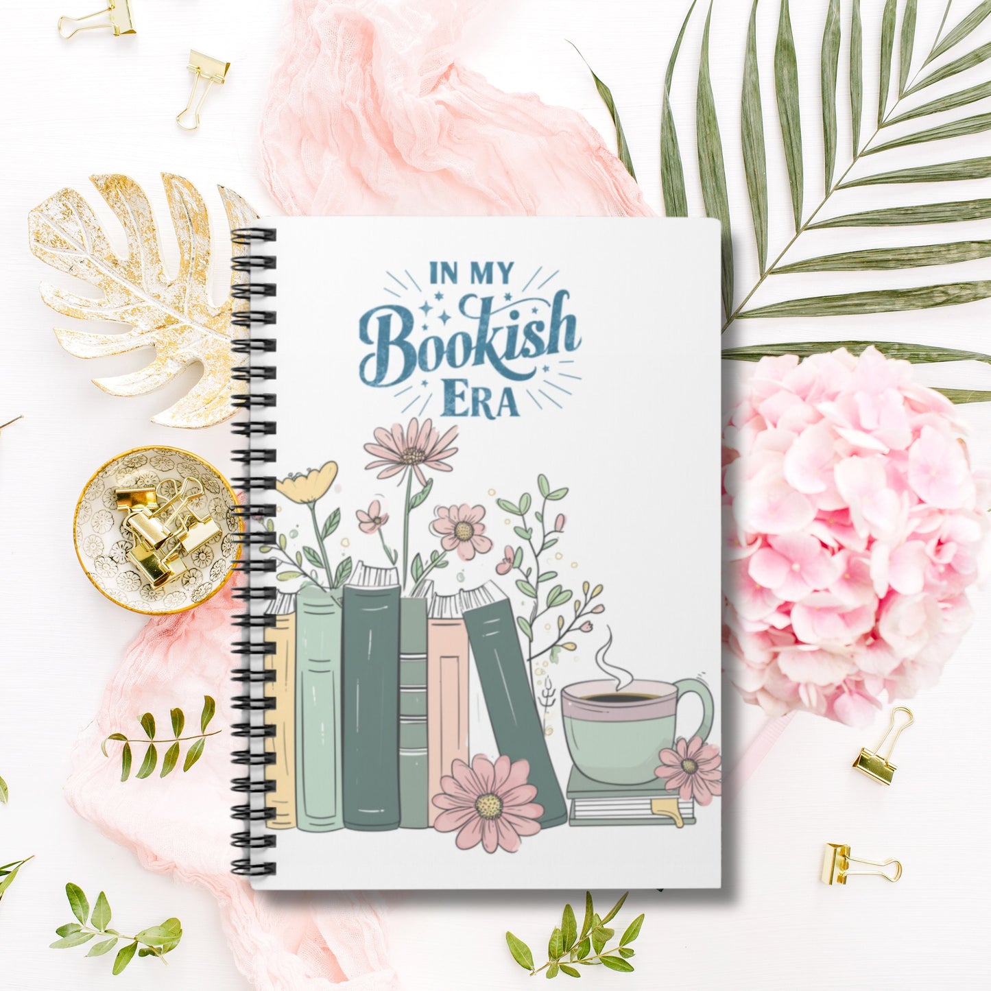 Bookish Era Spiral Notebook: Lined Journal for Writers, Readers & Book Lovers