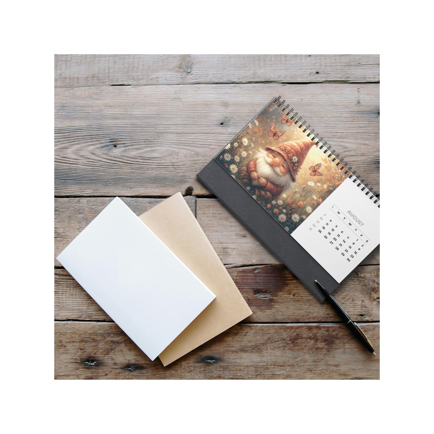Gnome Planner 2026: Whimsical Garden-Themed Monthly Organizer for Home and Office