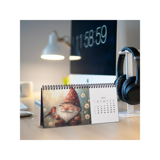 Gnome Planner 2026: Whimsical Garden-Themed Monthly Organizer for Home and Office