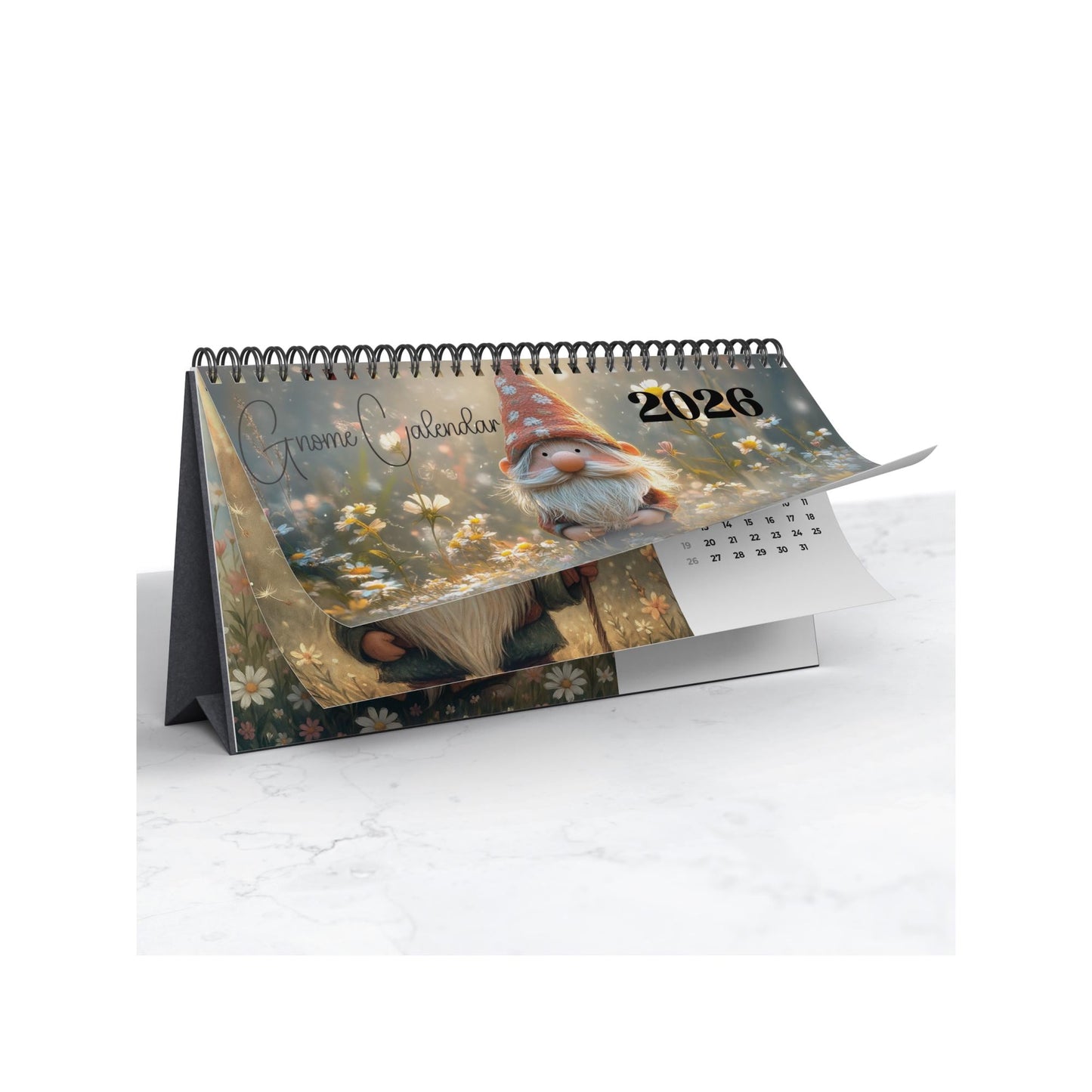 Gnome Planner 2026: Whimsical Garden-Themed Monthly Organizer for Home and Office