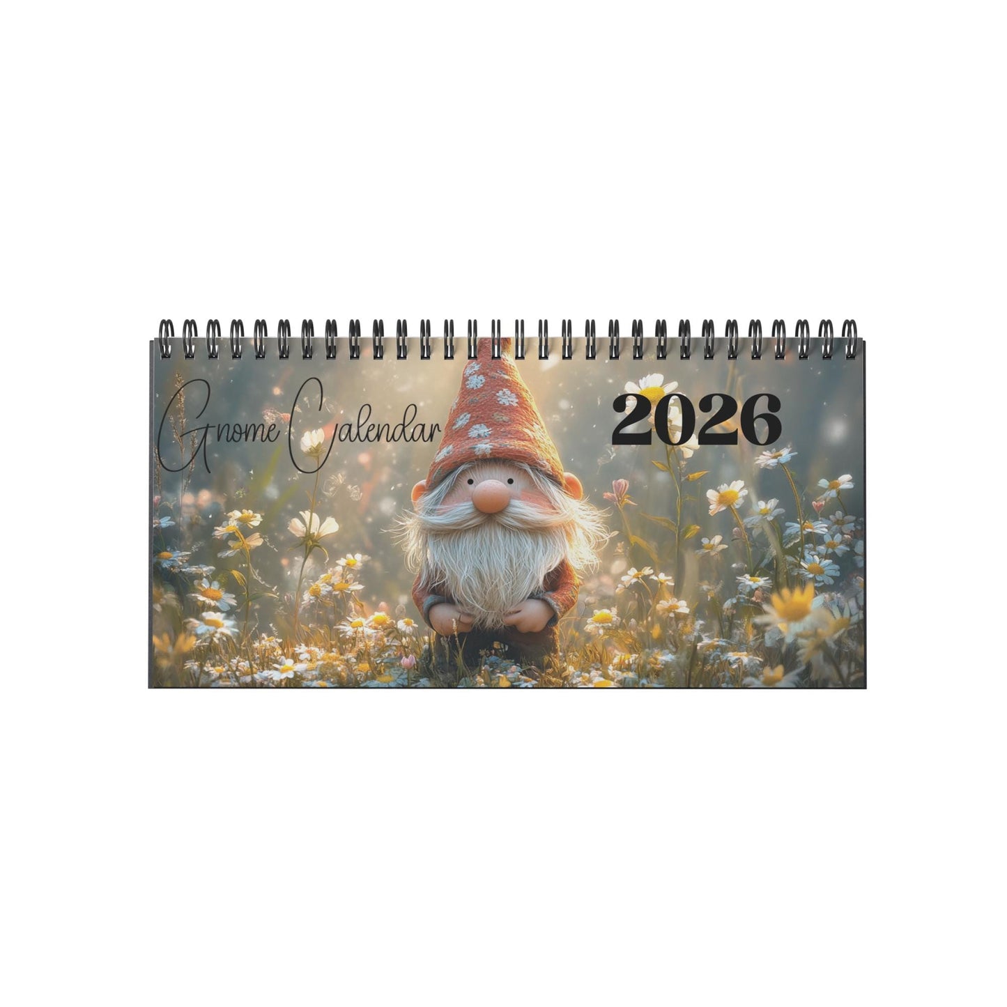 Gnome Planner 2026: Whimsical Garden-Themed Monthly Organizer for Home and Office