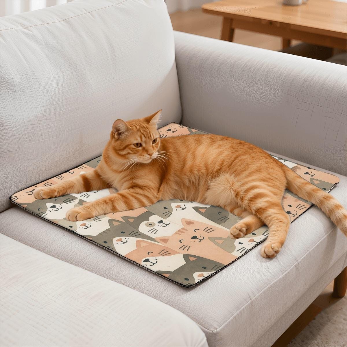 Cat Heating Pad - Warm Pet Bed Mat for Indoor Cats, Electric Heated Blanket