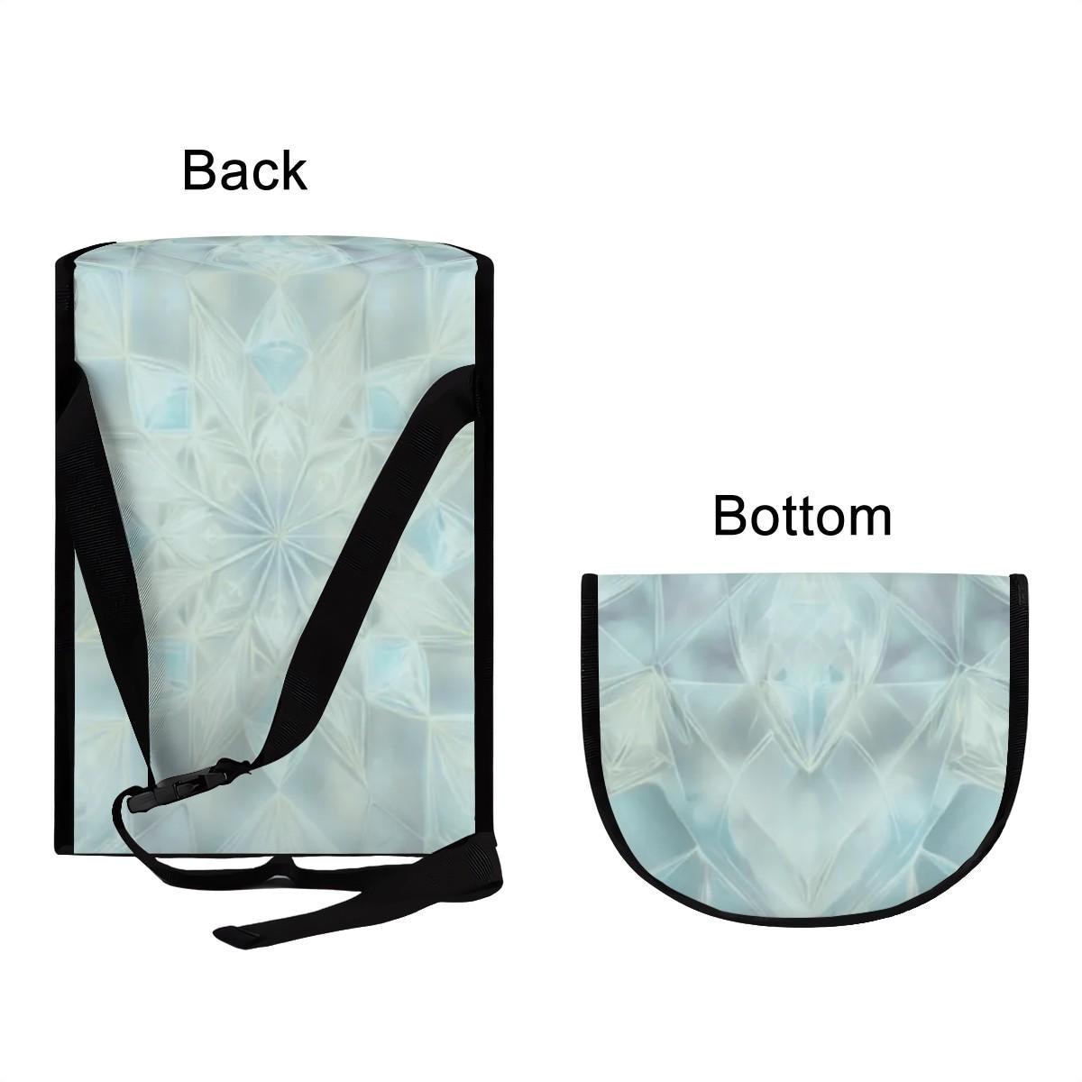 Blue Bucket Car Trash Bag - Auto Garbage Storage Organizer for Vehicle Interior