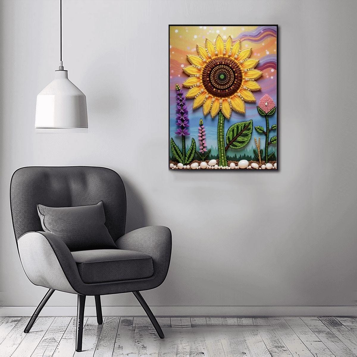 Sunflower DIY Diamond Painting Kit No Frame - Crystal Art Craft Project Decoration Gift