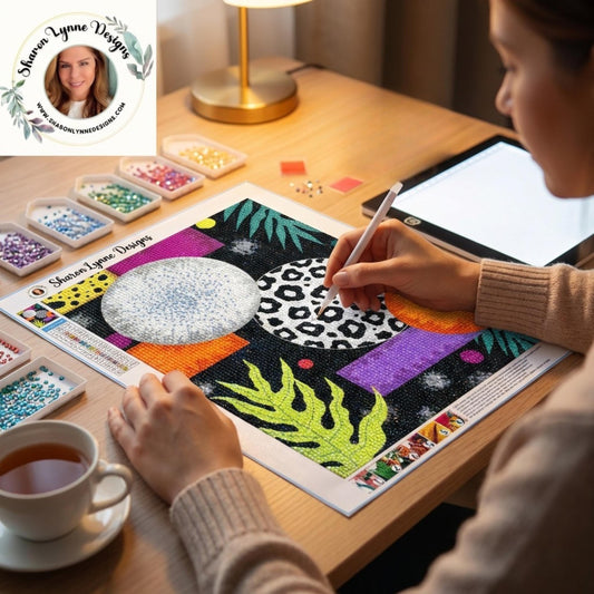 Abstract Art DIY Diamond Painting Kit No Frame Canvas Craft Project Home Decor Wall
