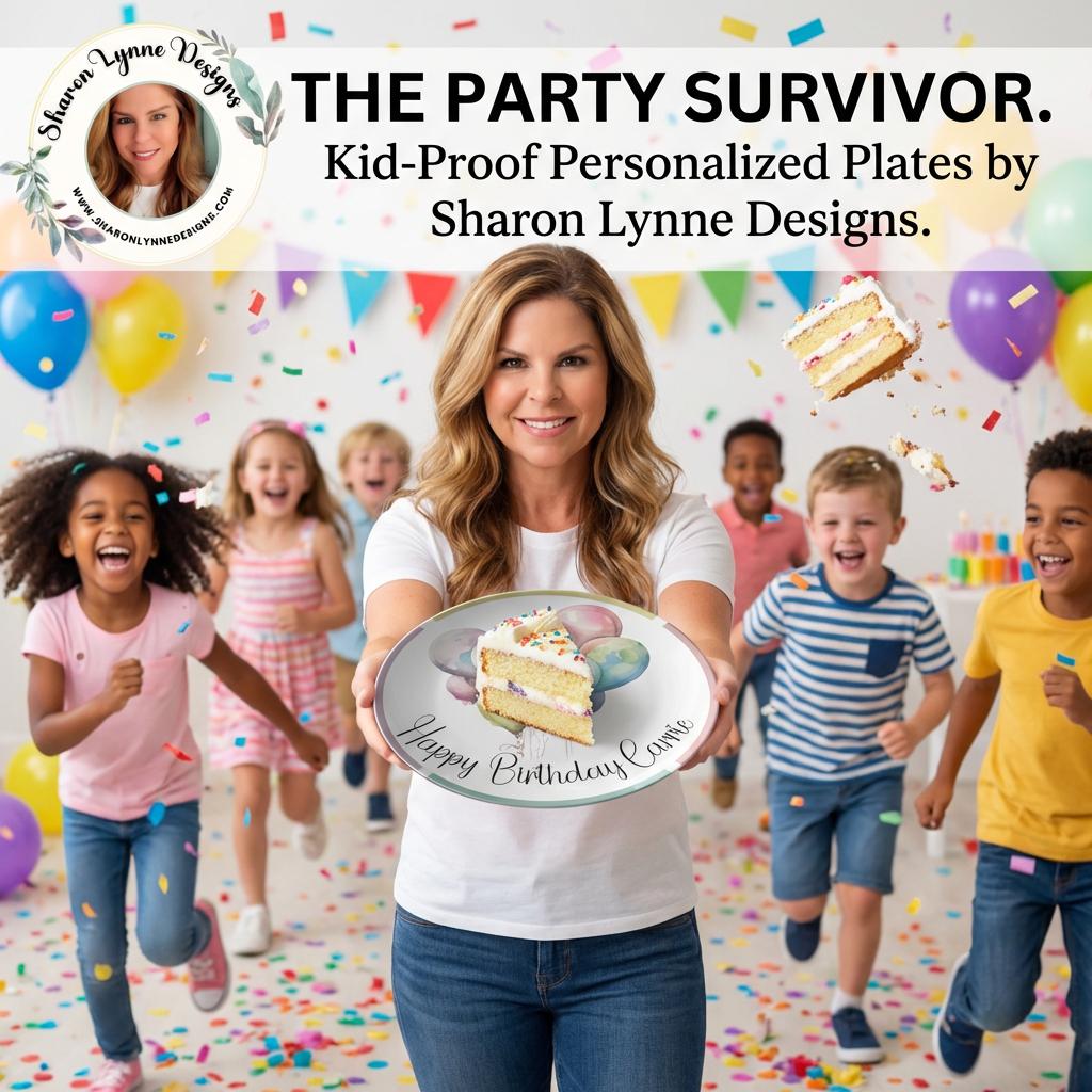 Personalized Microwave-Safe Birthday Plates: Durable Celebration Tableware for Memorable Gifts