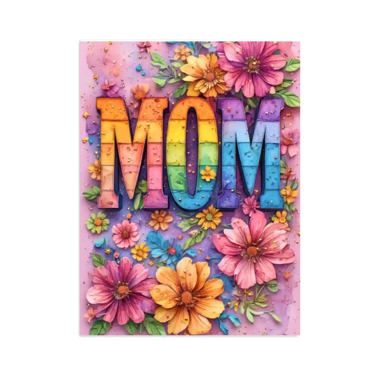 Mom DIY Diamond Painting Kit No Frame - Art Project Rhinestone Canvas