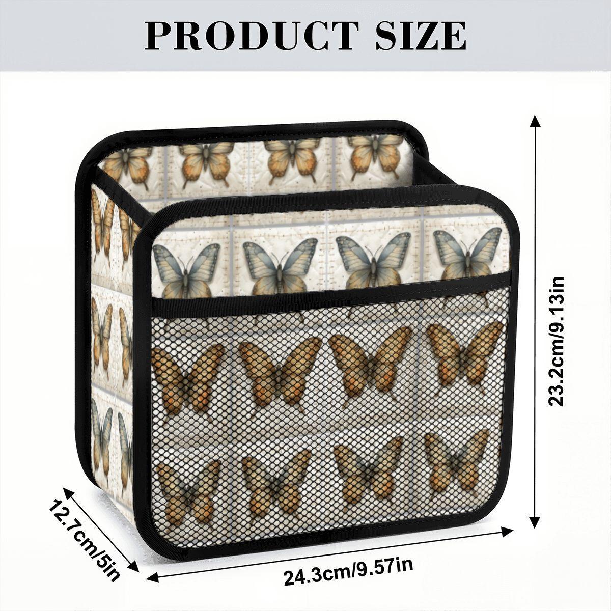 Butterfly Car Seat Organizer – PU Travel Storage Caddy for Kids