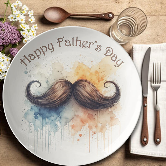 Happy Father's Day Commemorative Plate - Dad Gift ThermoSaf Dinnerware Keepsake