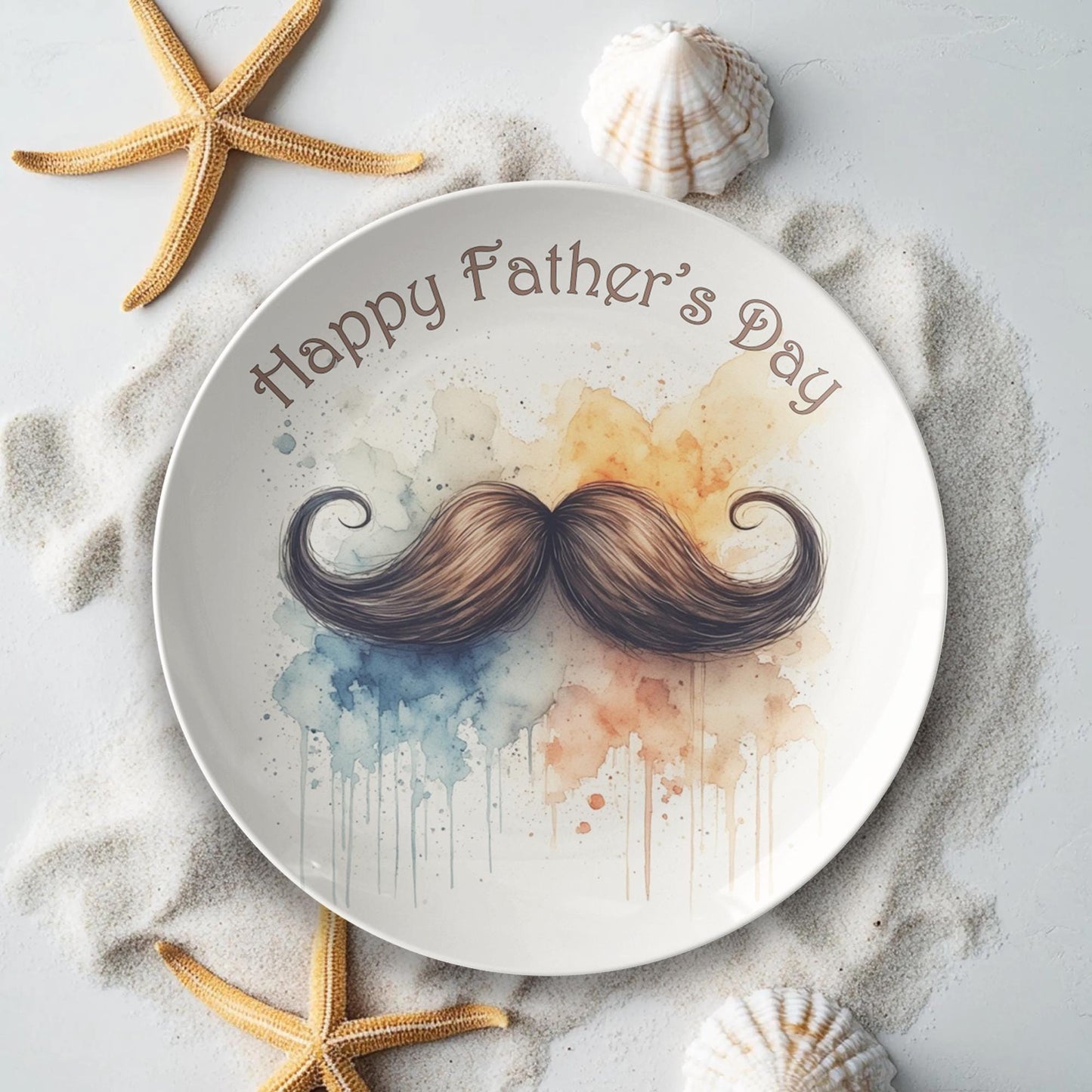 Happy Father's Day Commemorative Plate - Dad Gift ThermoSaf Dinnerware Keepsake