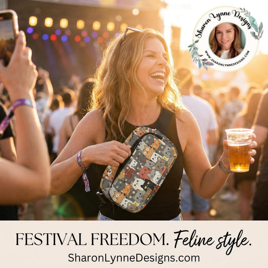 Cat Fanny Pack: Stylish Hands-Free Accessory for Daily Use, Concerts & Thoughtful Gifts