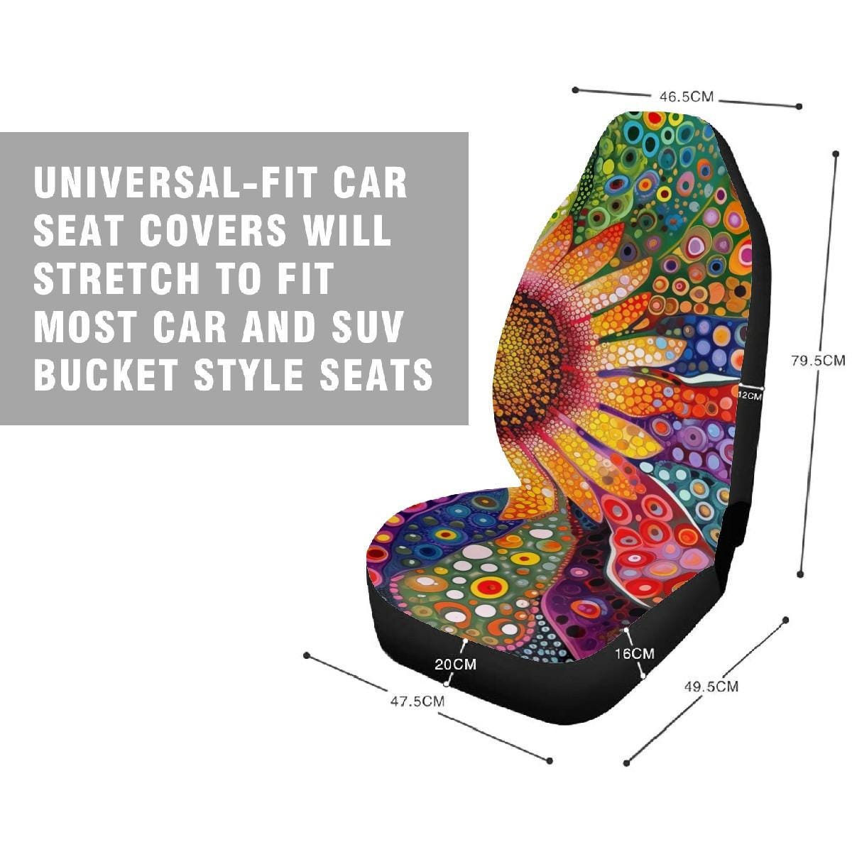 Retro Car Seat Covers Full Set