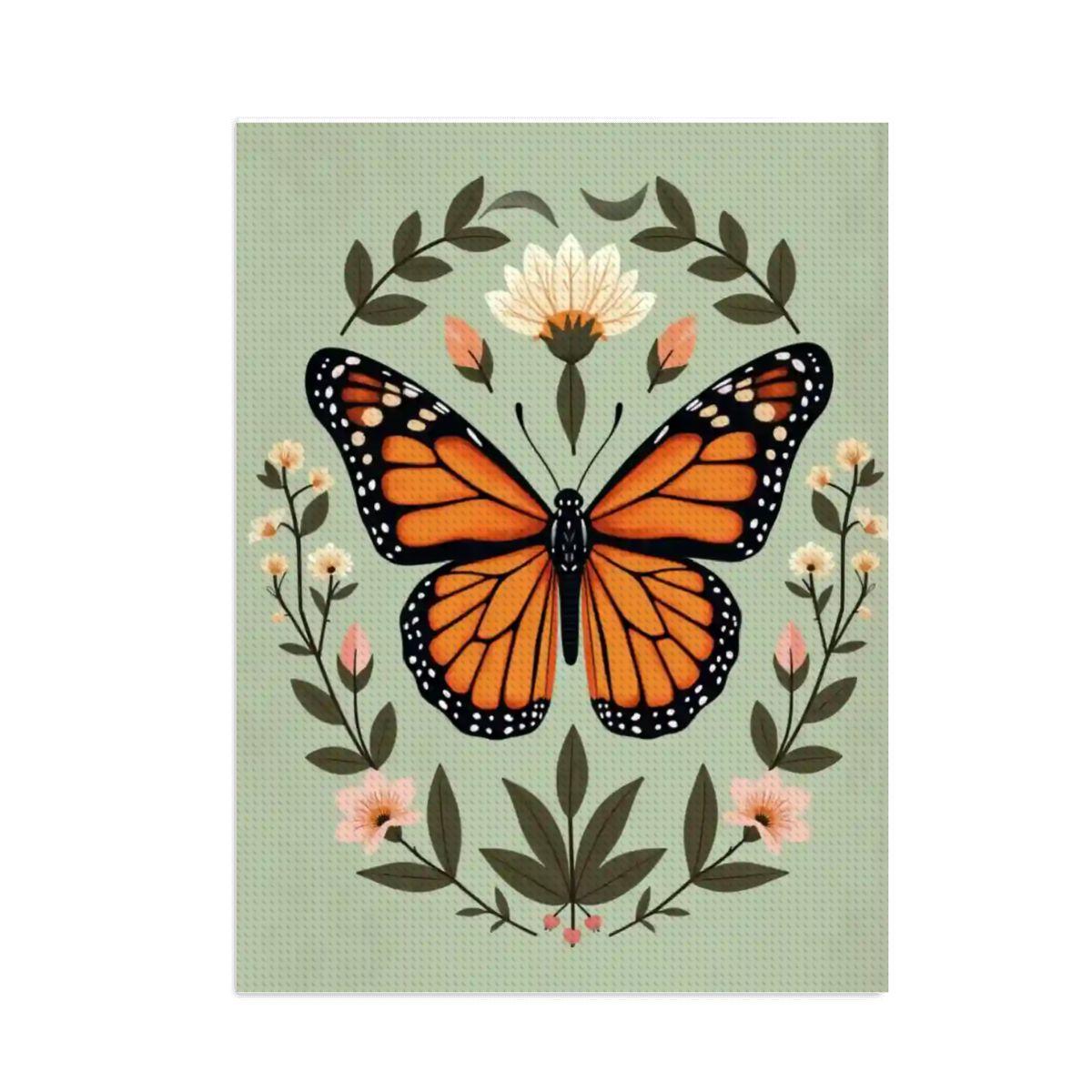 Butterfly DIY Diamond Painting Kit 12x16 Sparkling Art Craft Project No Frame