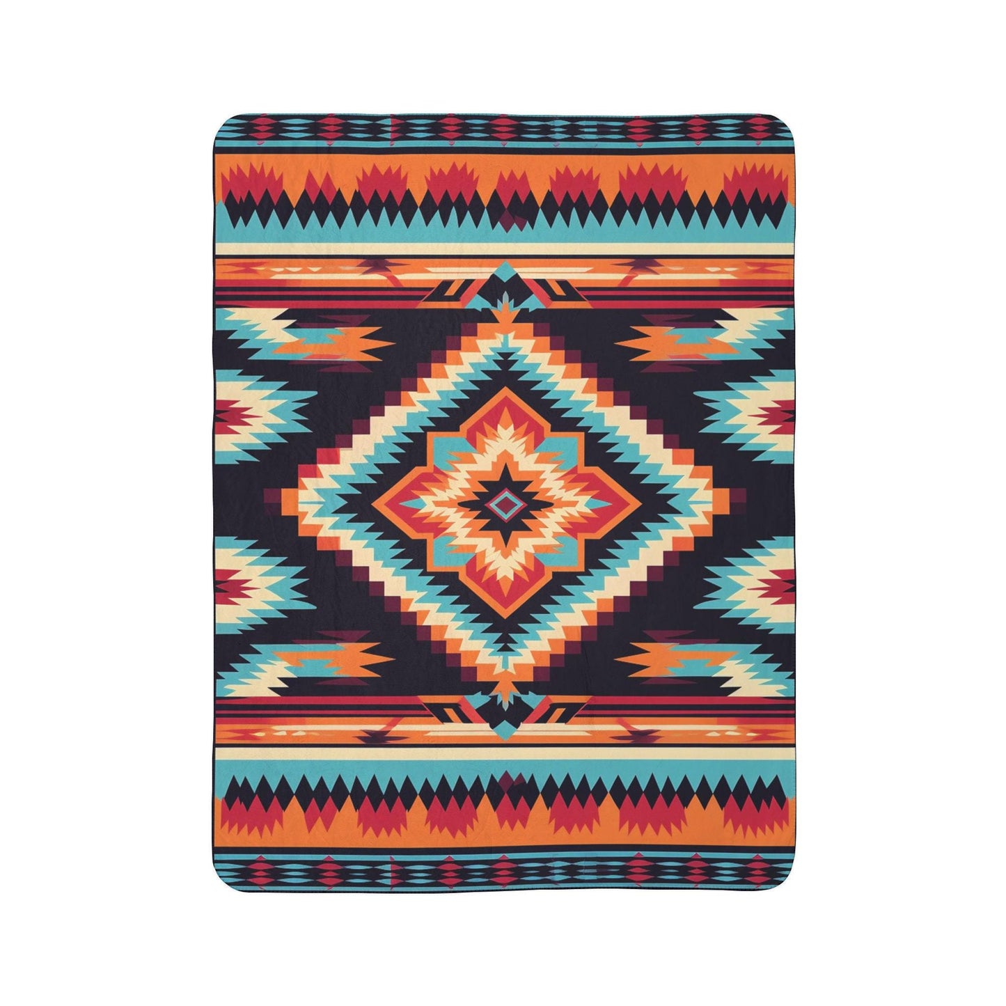 Southwestern Blanket: Aztec Sherpa Throw for Cozy Comfort and Style