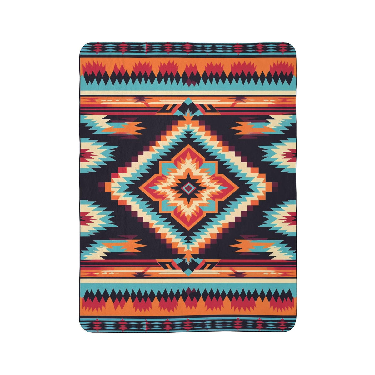 Southwestern Blanket: Aztec Sherpa Throw for Cozy Comfort and Style