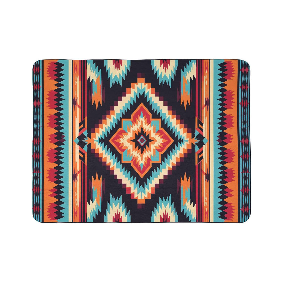 Southwestern Blanket: Aztec Sherpa Throw for Cozy Comfort and Style