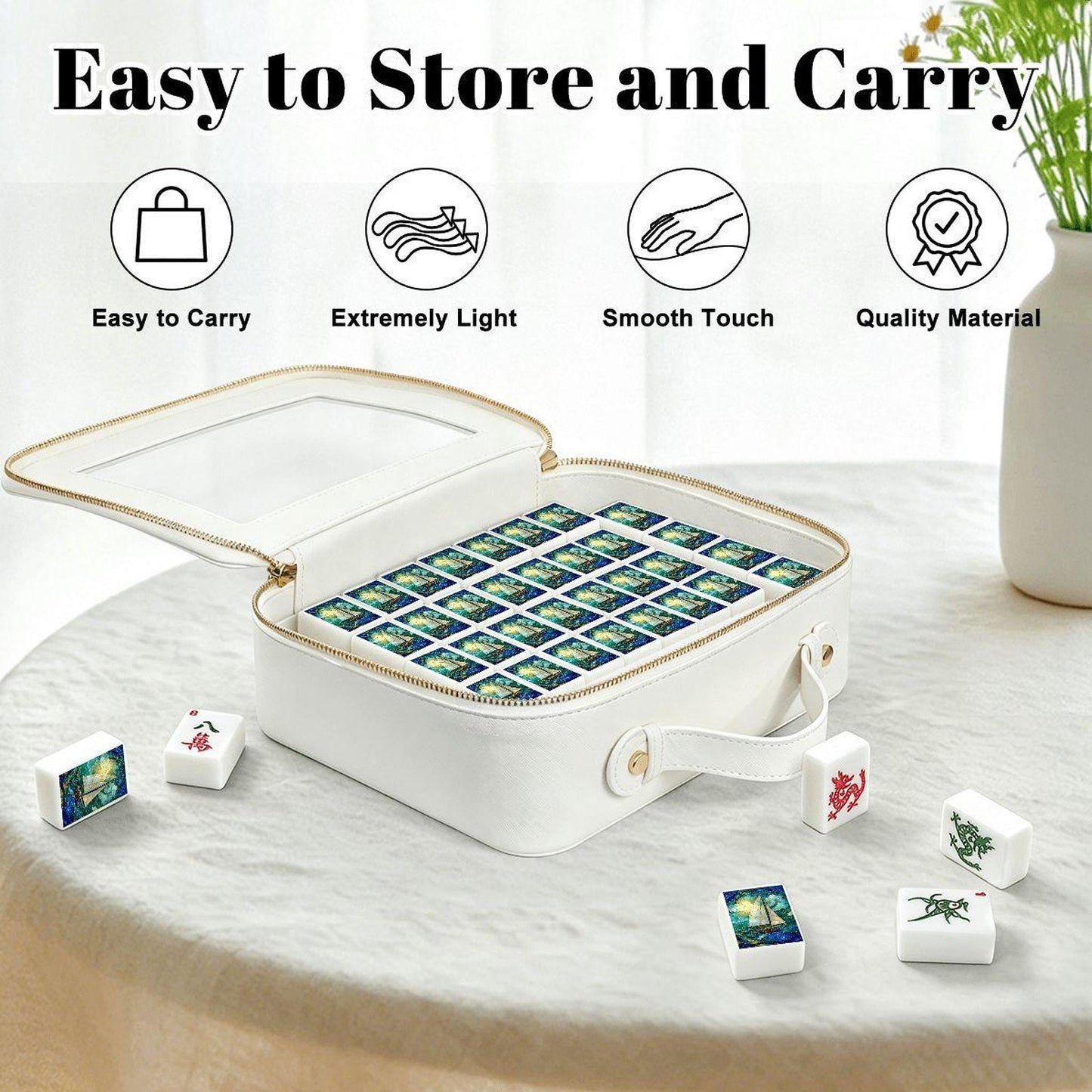American Mahjong Sailboat Set | 166 Nautical Tiles with Sailboat Design