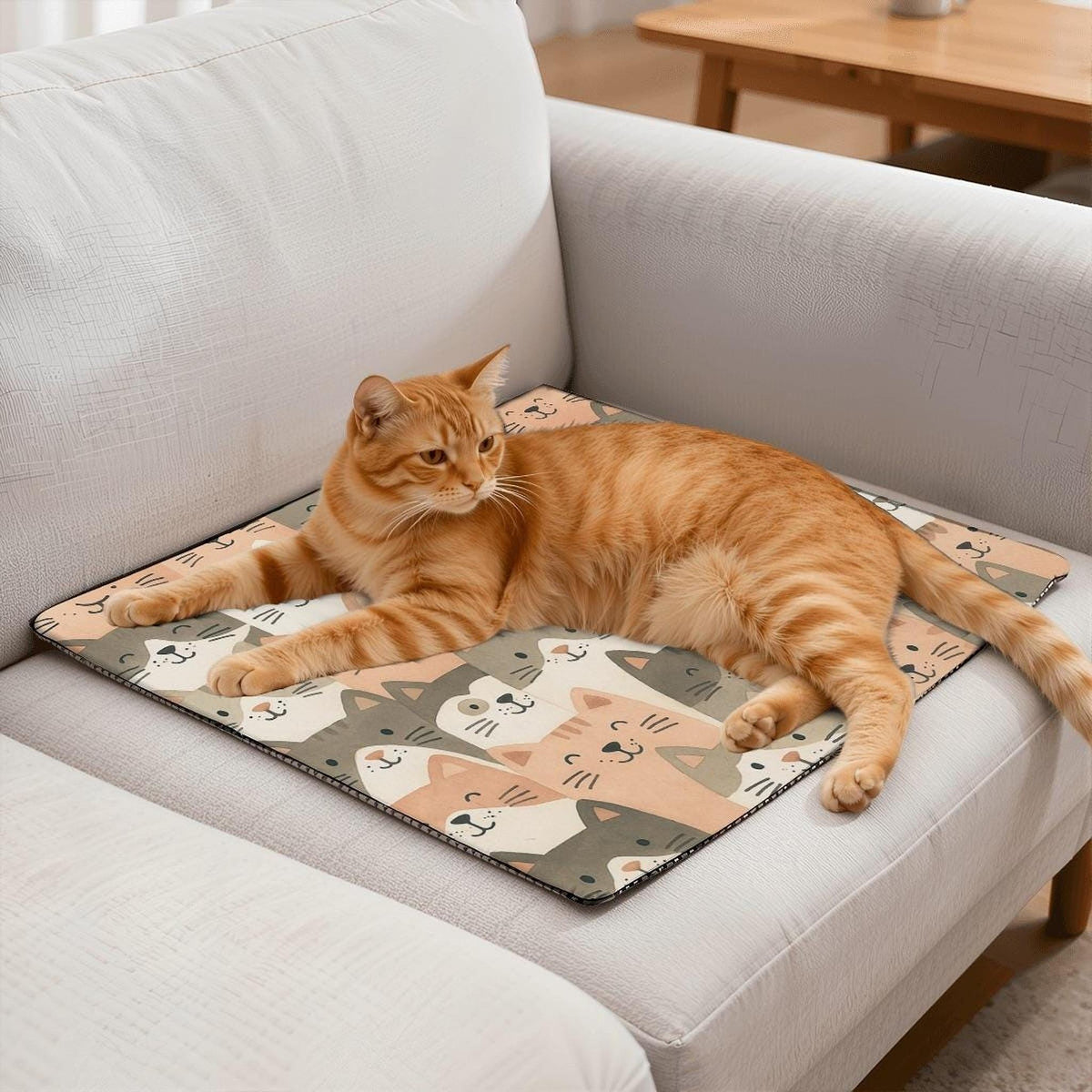 Cat Heating Pad - Warm Pet Bed Mat for Indoor Cats, Electric Heated Blanket