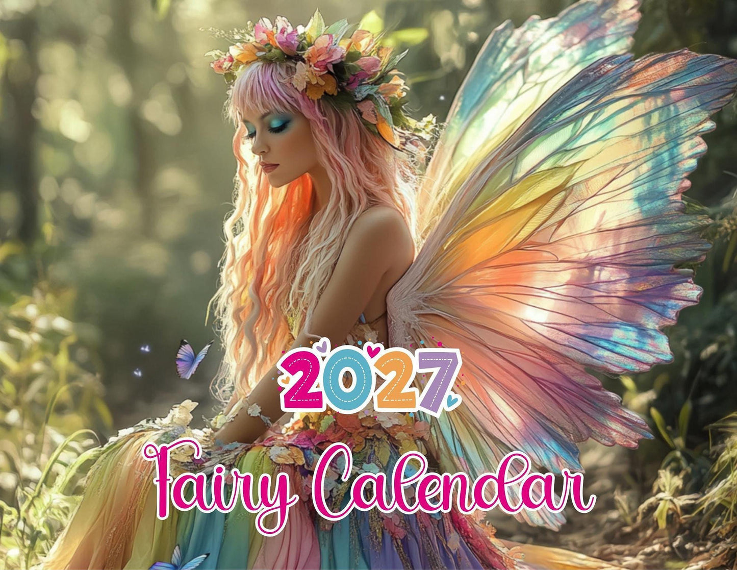 Fairy 2027 Wall Calendar | Fantasy Fairyland Artwork