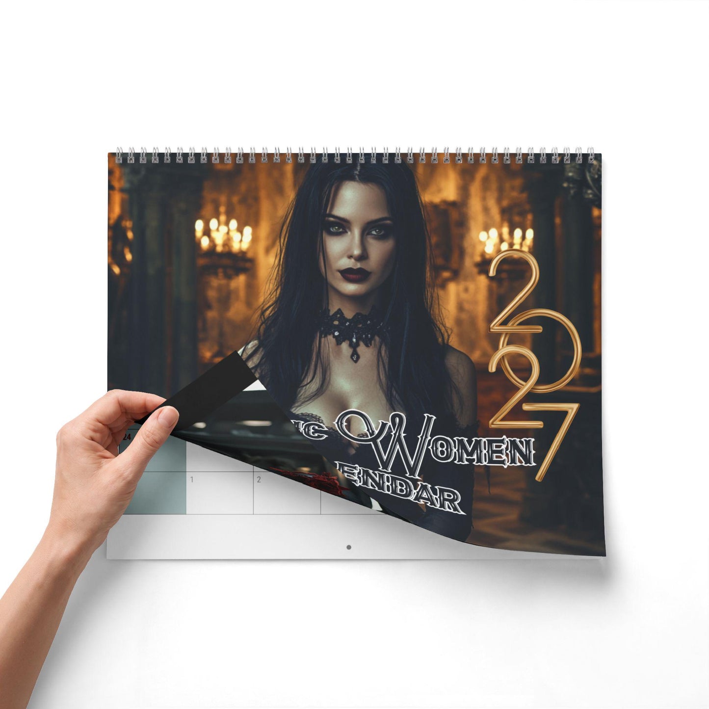 Gothic Women 2027 Wall Calendar | Dark Victorian Portraits, Monthly Planner