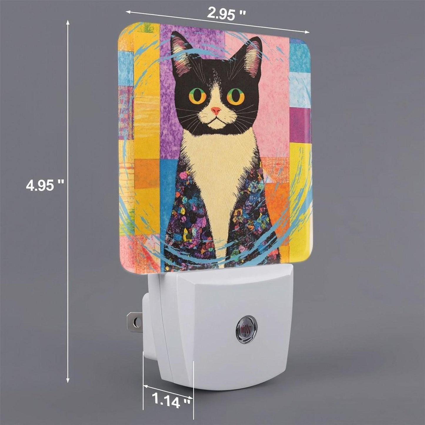 Decorative Nighttime Cat Night Light, Eco-Friendly ABS, 0.5W LED Sensor