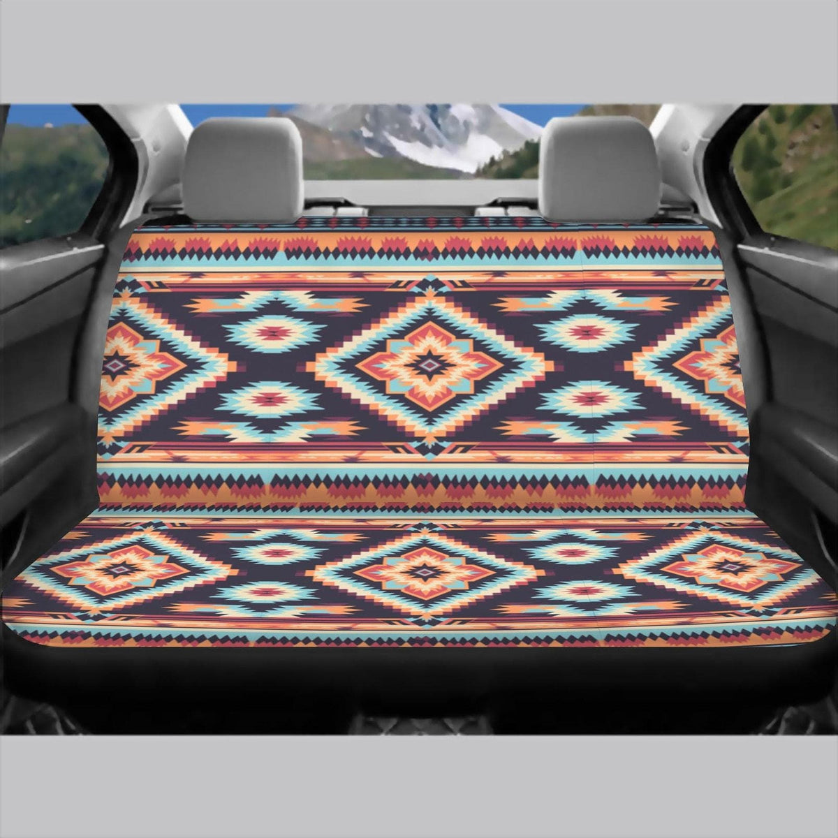 Native Seat Covers, Polyester Spandex Blend Full Set for Front and Rear