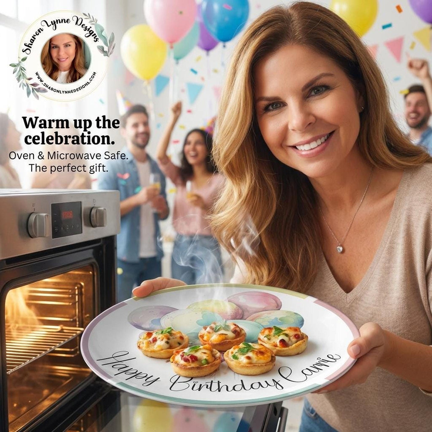 Dinnerware Milestone Personalized Birthday Plate, ThermoSaf 10 x 10, Microwave And Dishwasher Safe