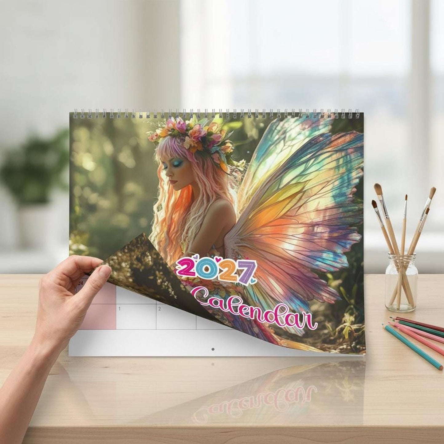 Fairy 2027 Wall Calendar | Fantasy Fairyland Artwork