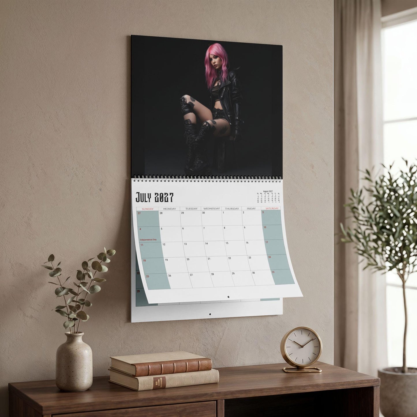 Gothic Women 2027 Wall Calendar | Dark Victorian Portraits, Monthly Planner