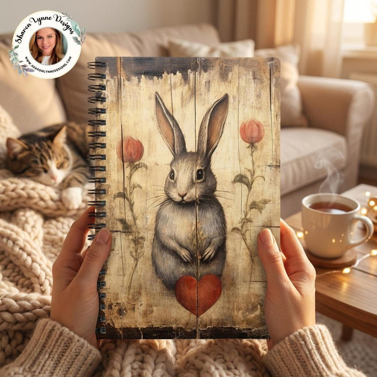 Bunny Rabbit Journal: Charming Stationery Notepad