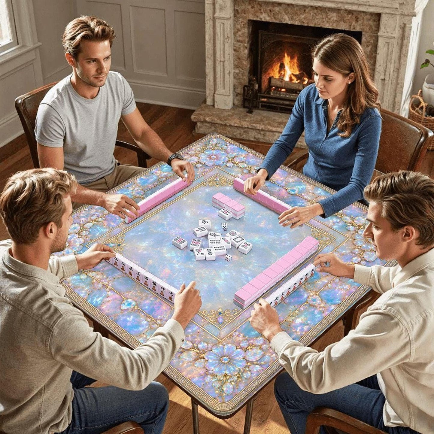 Opal Dreams Mahjong Mat (Made in USA)